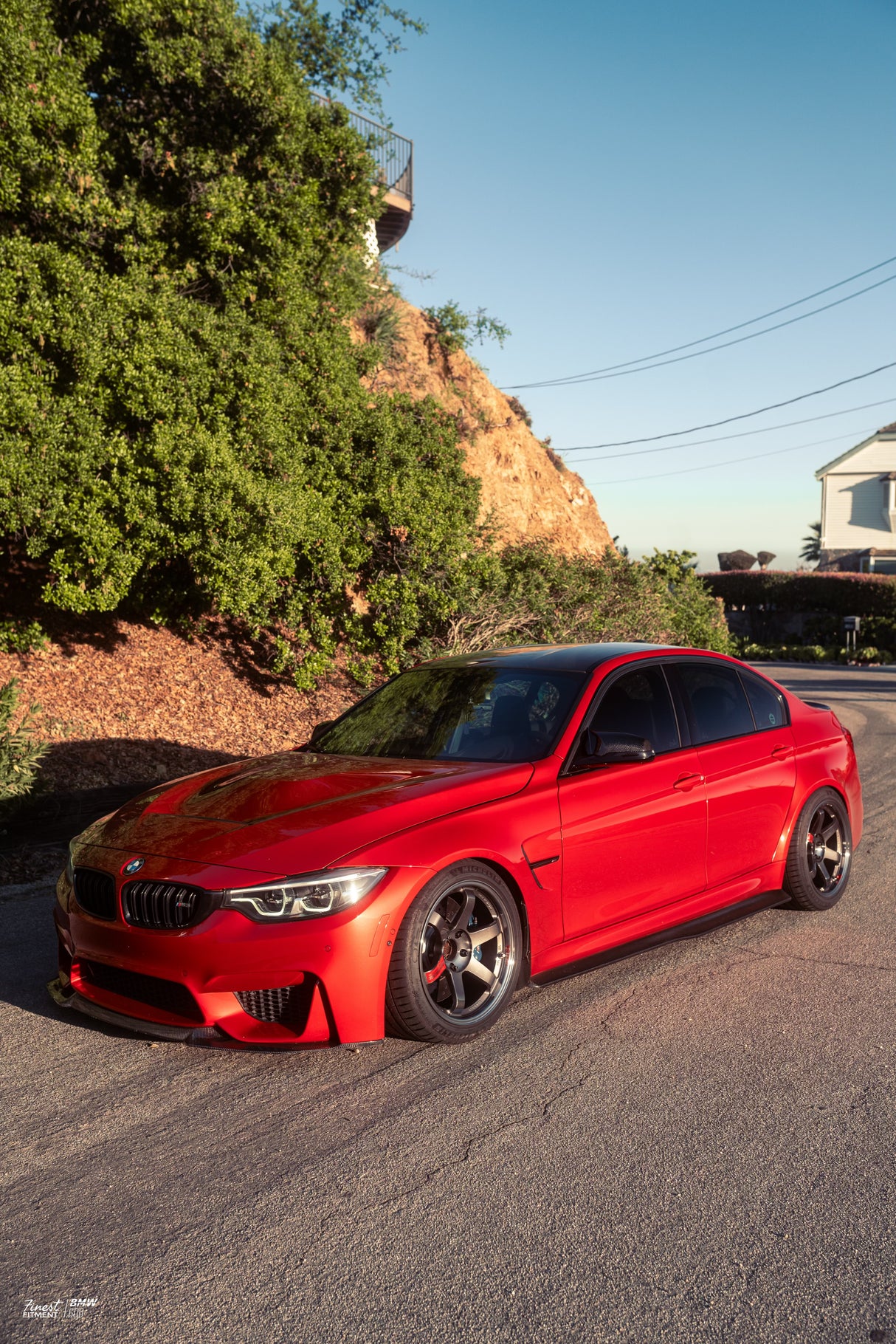 CS V2 Style Carbon Fiber Front Lip (F80 M3 | F82/F83 M4) - MidWest Bimmer Supply