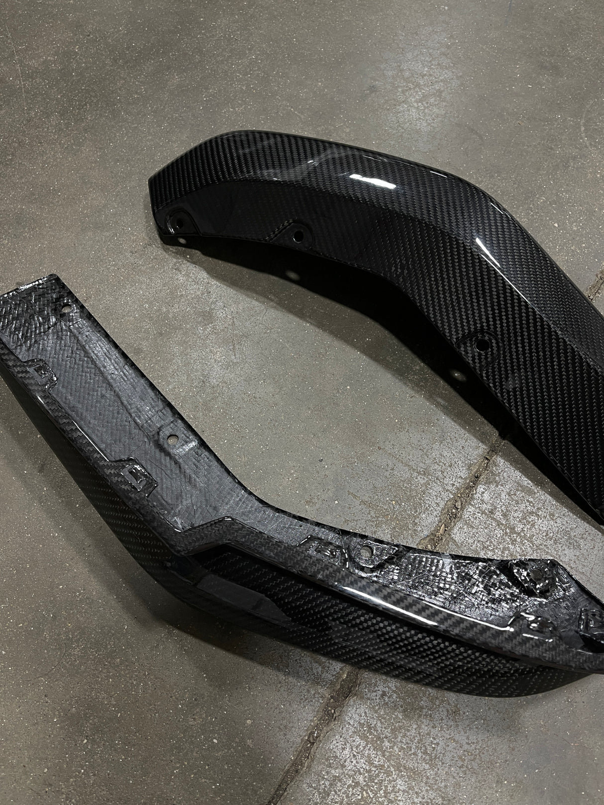 OEM Style Dry Carbon Fiber Rear Splitter (BMW G80 M3) - MidWest Bimmer Supply