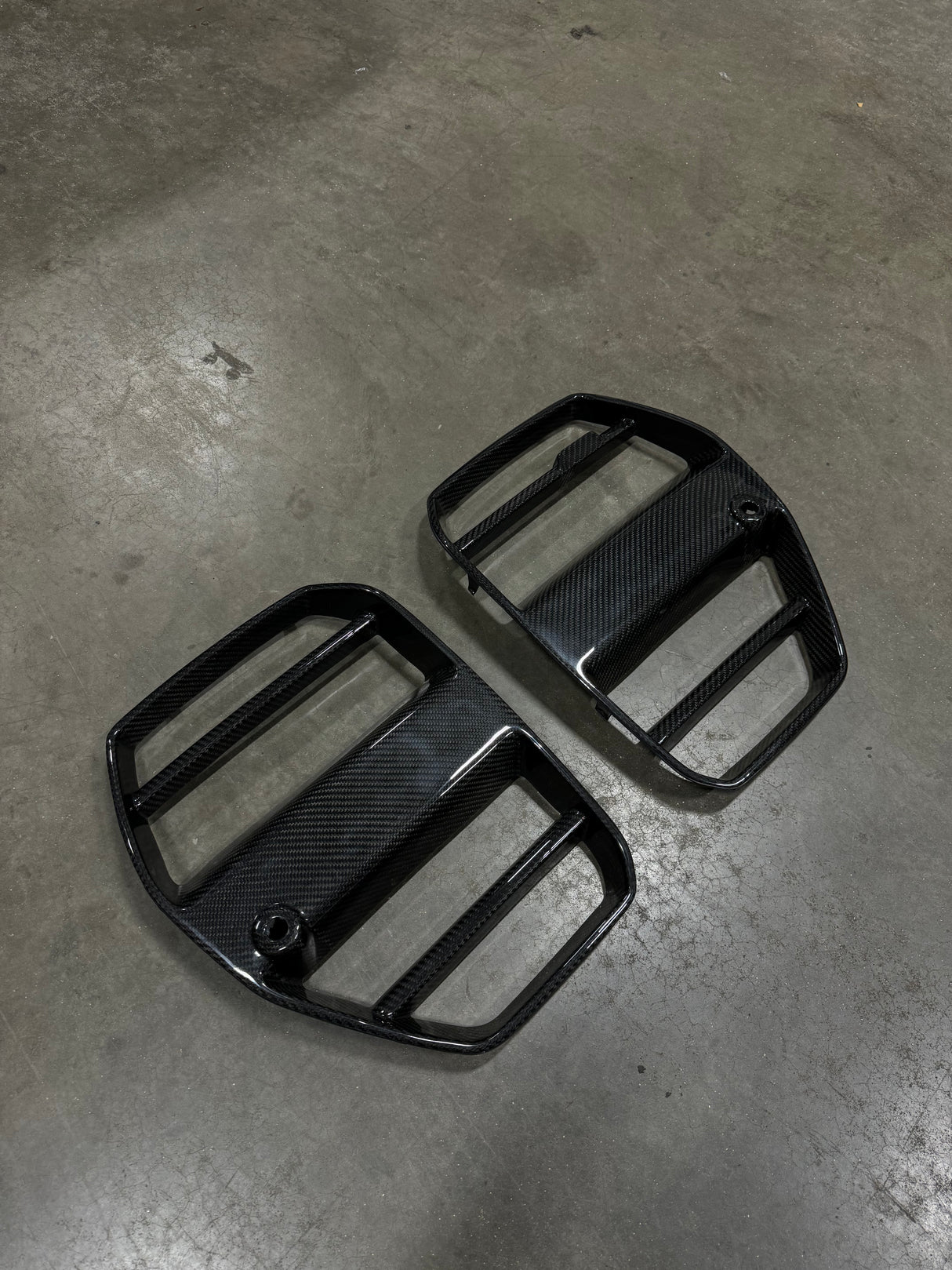 ST Style Dry Carbon Fiber Front Grille Without ACC (BMW G80/G82/G83 M3/M4) - MidWest Bimmer Supply