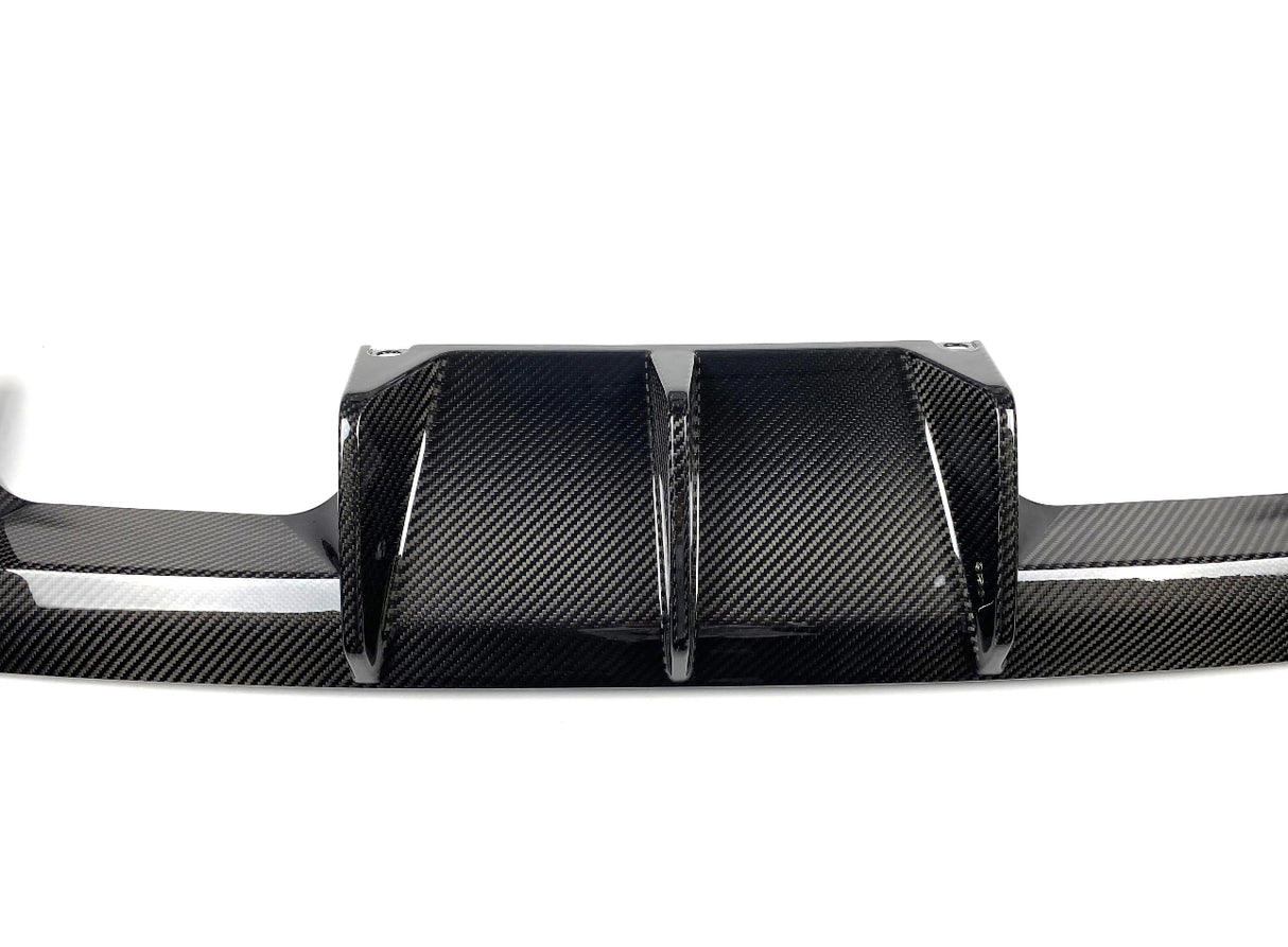 Dry Carbon Fiber OEM Style Rear Diffuser (G80 M3 | G82/G83 M4) - MidWest Bimmer Supply