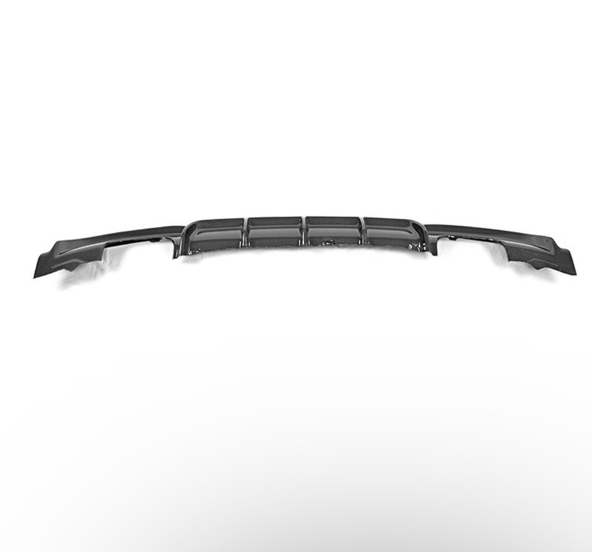 F3X Carbon Fiber M-Tech Rear Diffuser (4 Tips) (F3X 3-Series) - MidWest Bimmer Supply