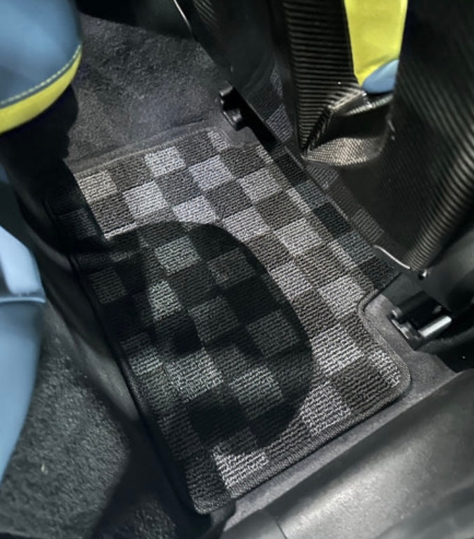 P2M BMW G20 / G80 3-SERIES (2019-27) 4D RACE FLOOR MATS: DARK GREY