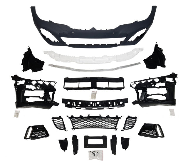 2019-2022 PRE-LCI BMW G20 M-Performance Style Front Bumper W/ 4PDC holes