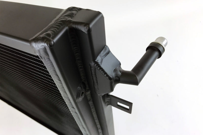 CSF Front Mount Triple-Pass Heat Exchanger w/Rock Guard - Black - BMW B58/ B48
