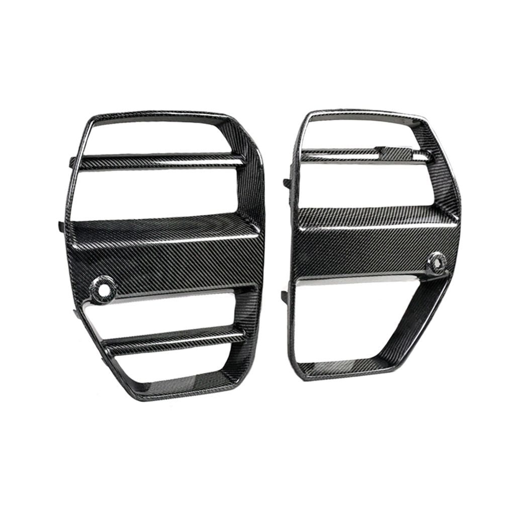 ST Style Dry Carbon Fiber Front Grille W/ ACC - BMW G80/G82/G83 M3/M4