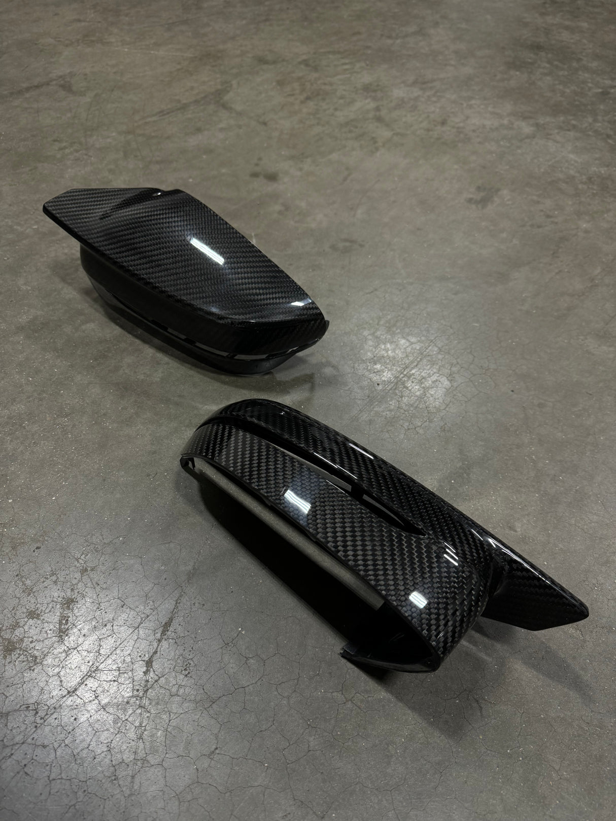 G2X Carbon Fiber M Style Mirror Cover Replacement Set - BMW G20 3-Series G42 2-Series) - MidWest Bimmer Supply