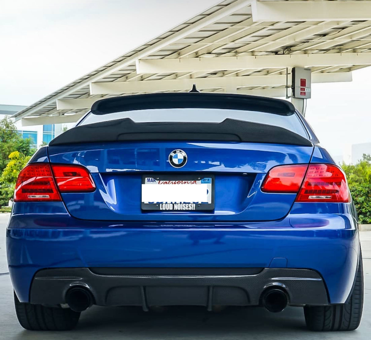 Carbon Fiber MT Diffuser (2 Tips) (E92 3-Series) - MidWest Bimmer Supply
