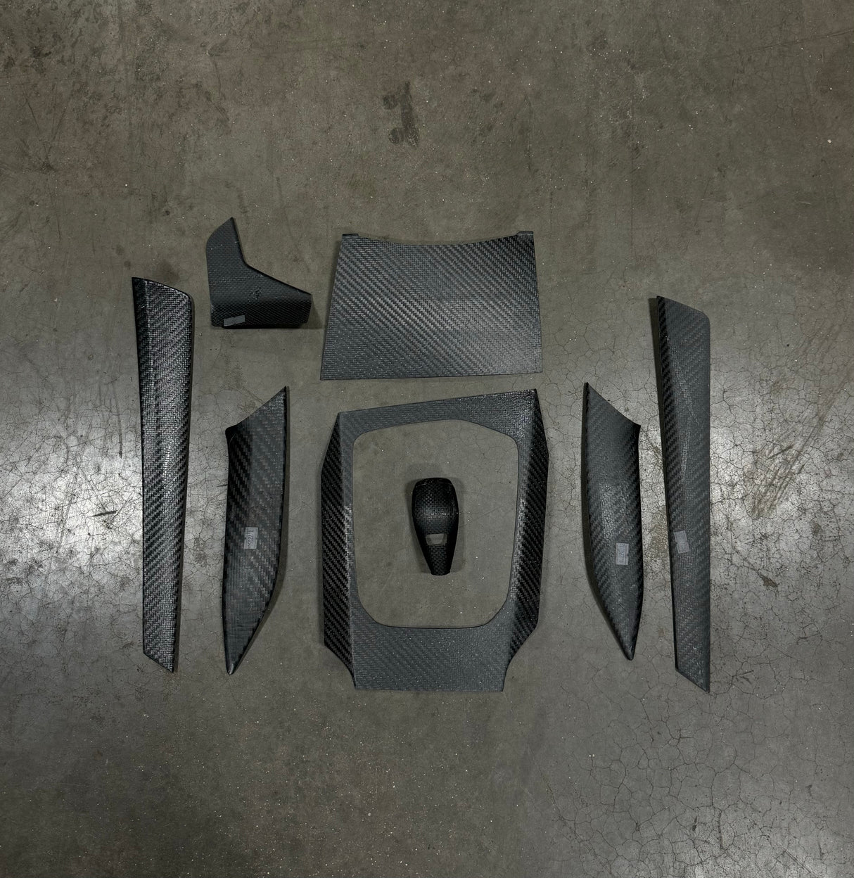 Dry Carbon Fiber Interior Trim Kit Stick On Type PRE-LCI (BMW G20) - MidWest Bimmer Supply