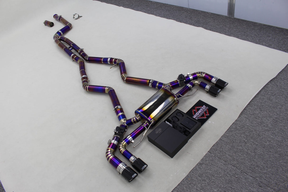 G2X M340i/M440i Full Valved Exhaust System - BMW G20 M340i G22 M440i B58 - MidWest Bimmer Supply