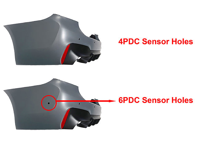 G30 Pre LCI M5 Style Rear Bumper - G30 5-Series