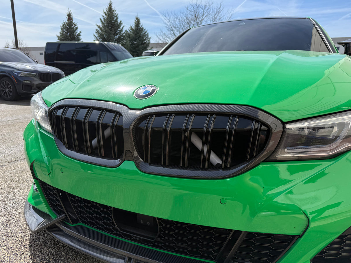 G20 Carbon Fiber Front Grille Dual Slat (BMW 3 Series G20/G21/G28 PRE-LCI)