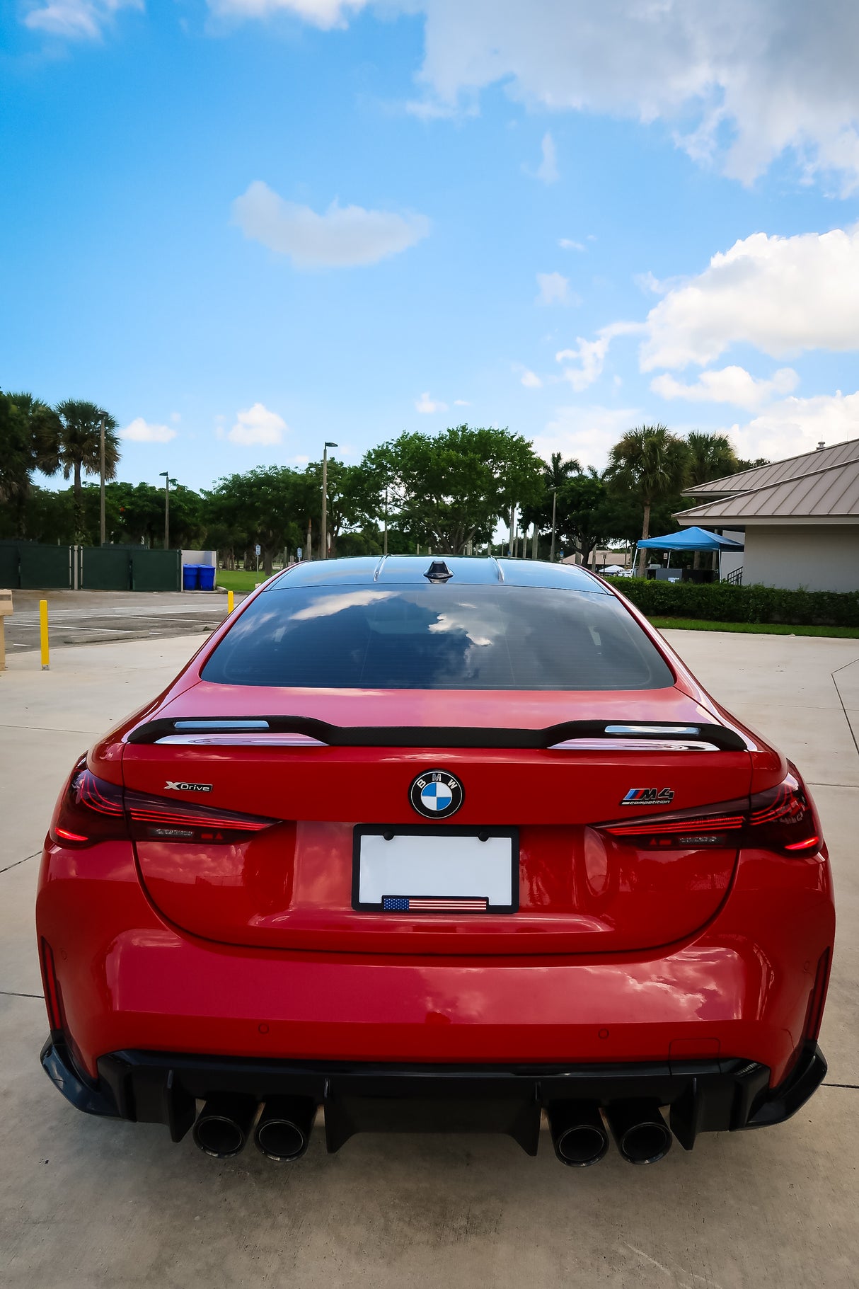 G82 M4 Carbon Fiber V Style Trunk Spoiler - G82 M4 G22 4-Series