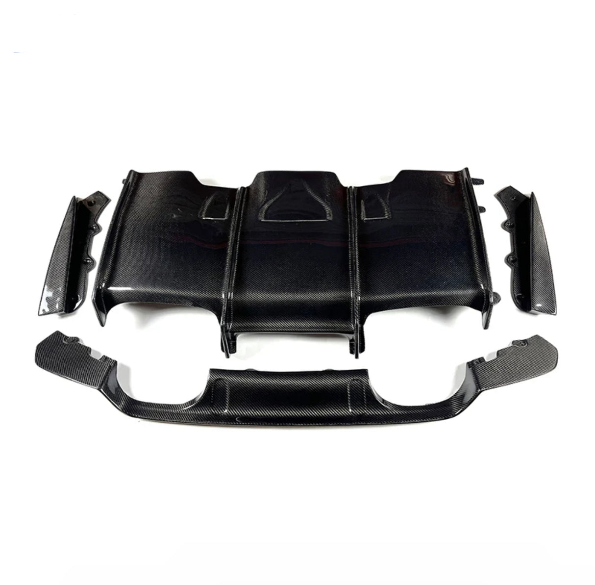 Carbon Fiber PSM Style Rear Diffuser (F80 M3 | F82/F83 M4) - MidWest Bimmer Supply
