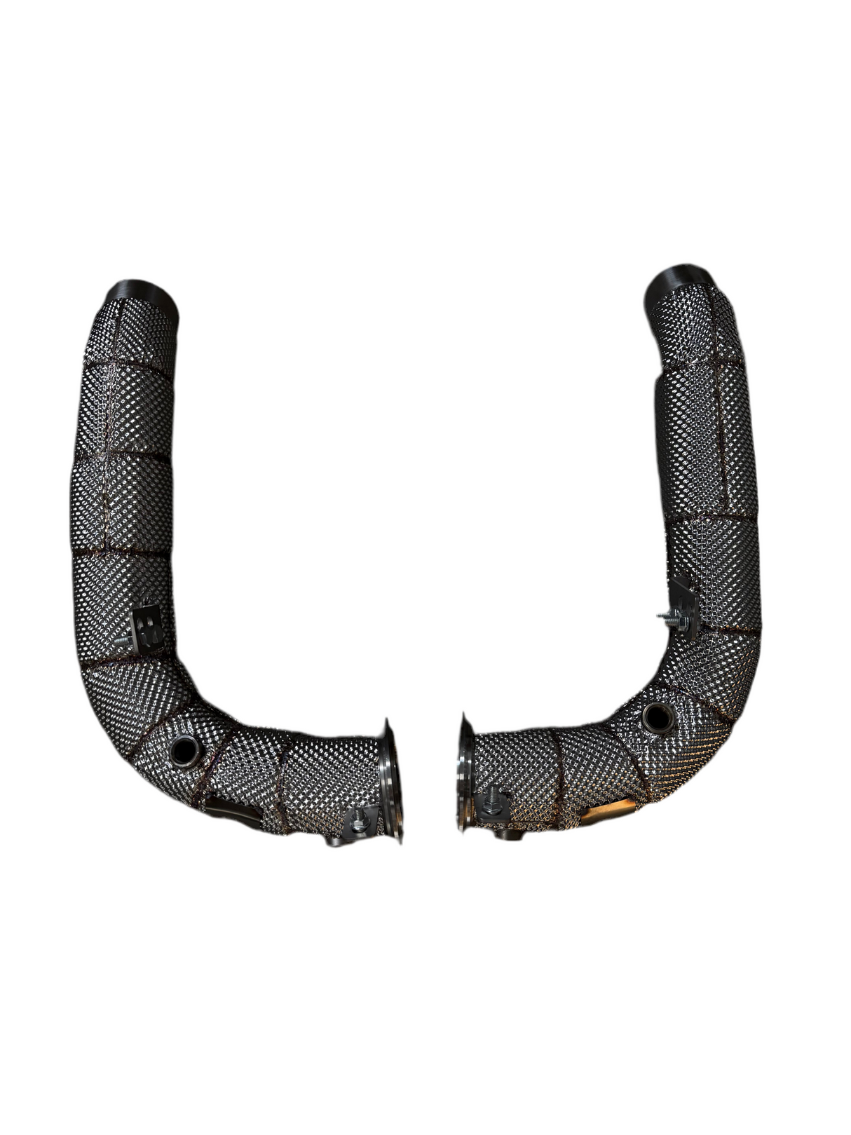 MBS S63 F1X M5 M6 Heatshield Catless Downpipe - F10 M5 F12 F06 M6