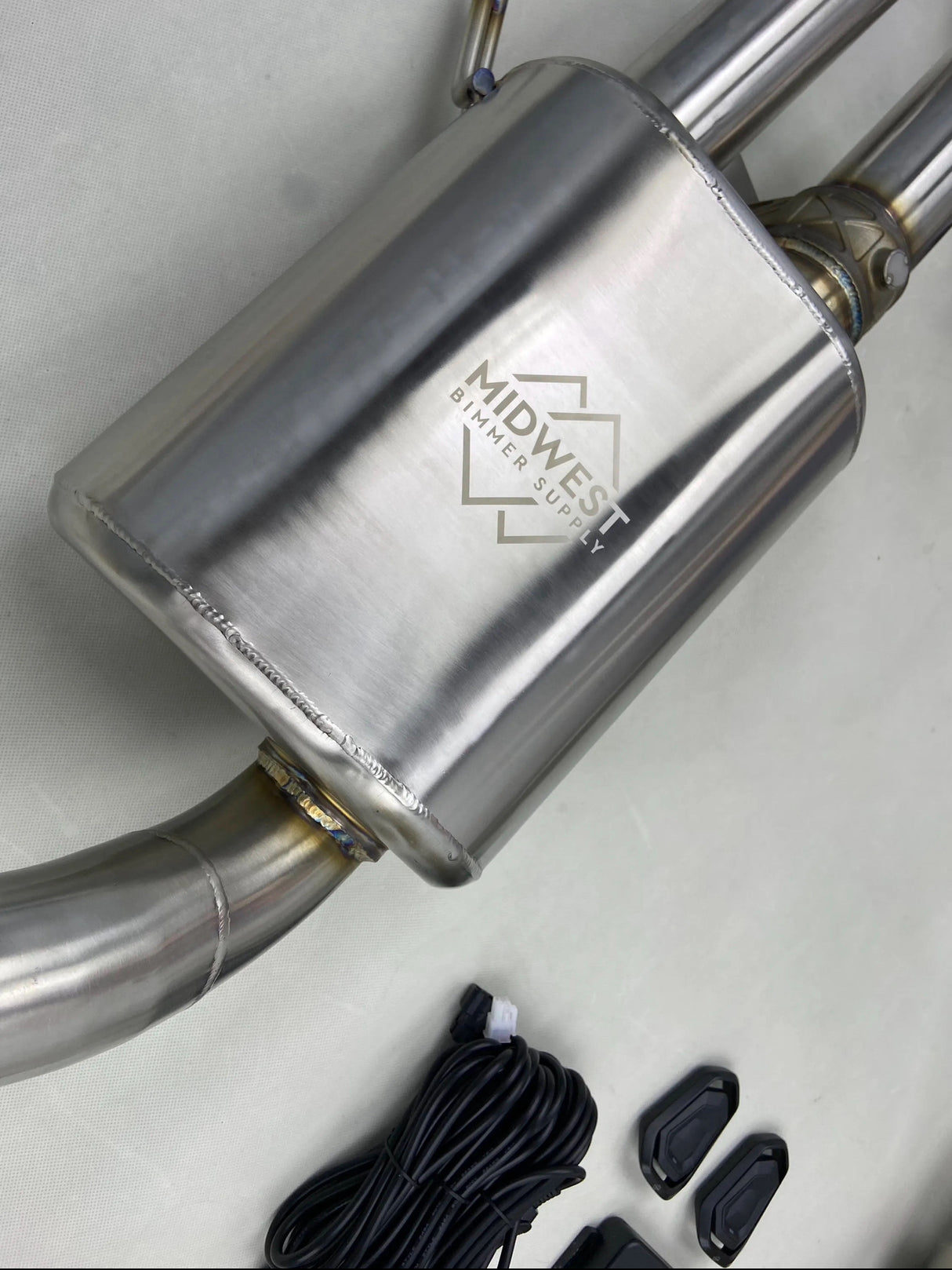 (Customizable) BMW E9x M3 Valved Exhaust System (S65) - MidWest Bimmer Supply