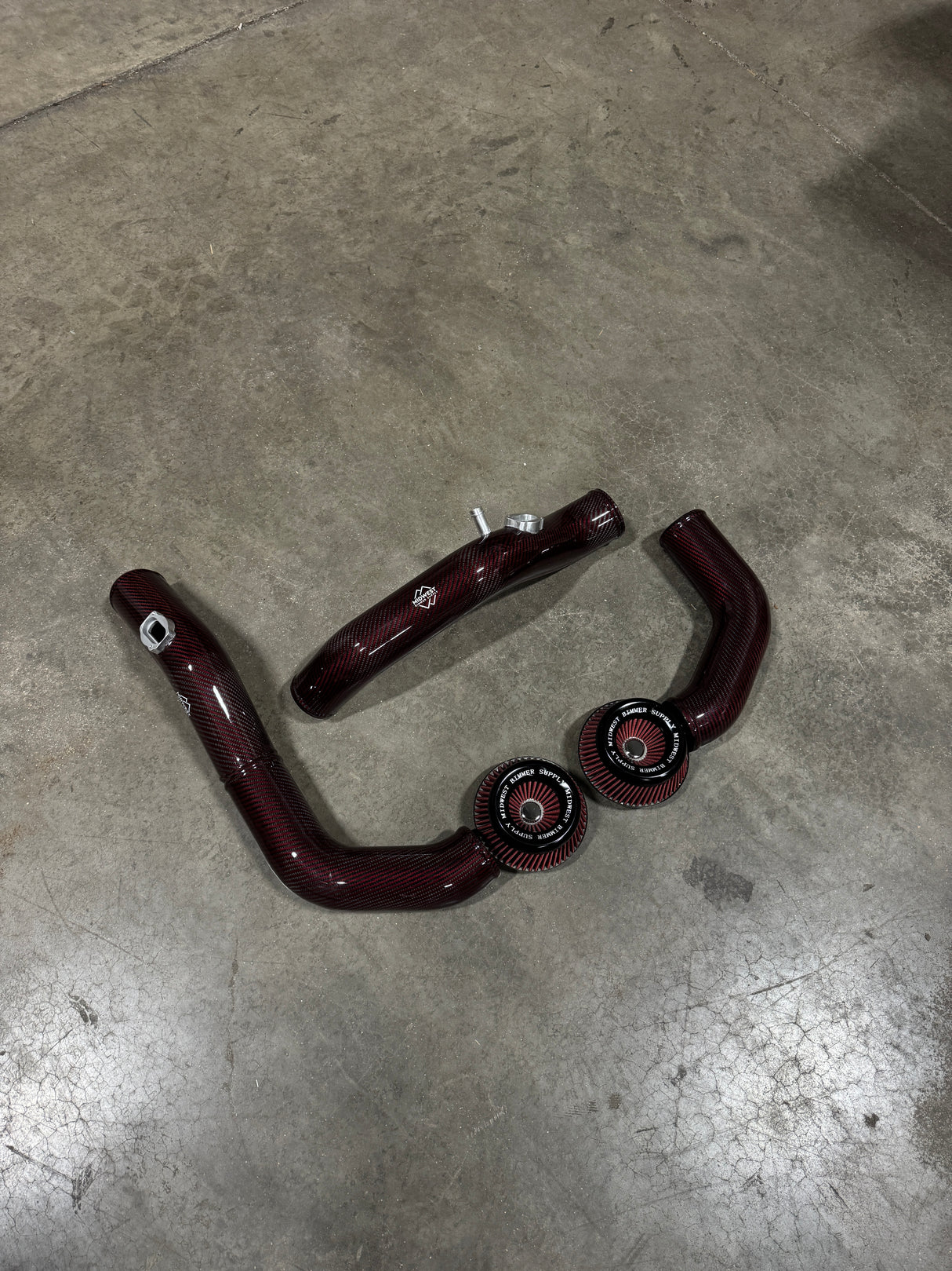 S55 Carbon Fiber Front Mount Intakes - BMW F80 M3 F82 F83 M4 F87 M2C