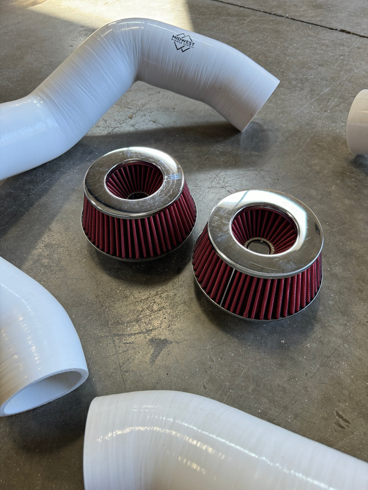 F9X M5/M8 G30 Silicone Front Mount Intakes - F90 M5 F9X M8 G30 M550i M850