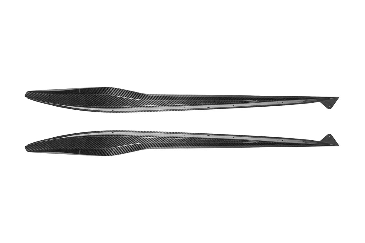 C8 Corvette Carbon Fiber Z06 Style Side Skirts - C8 Chevrolet Corvette