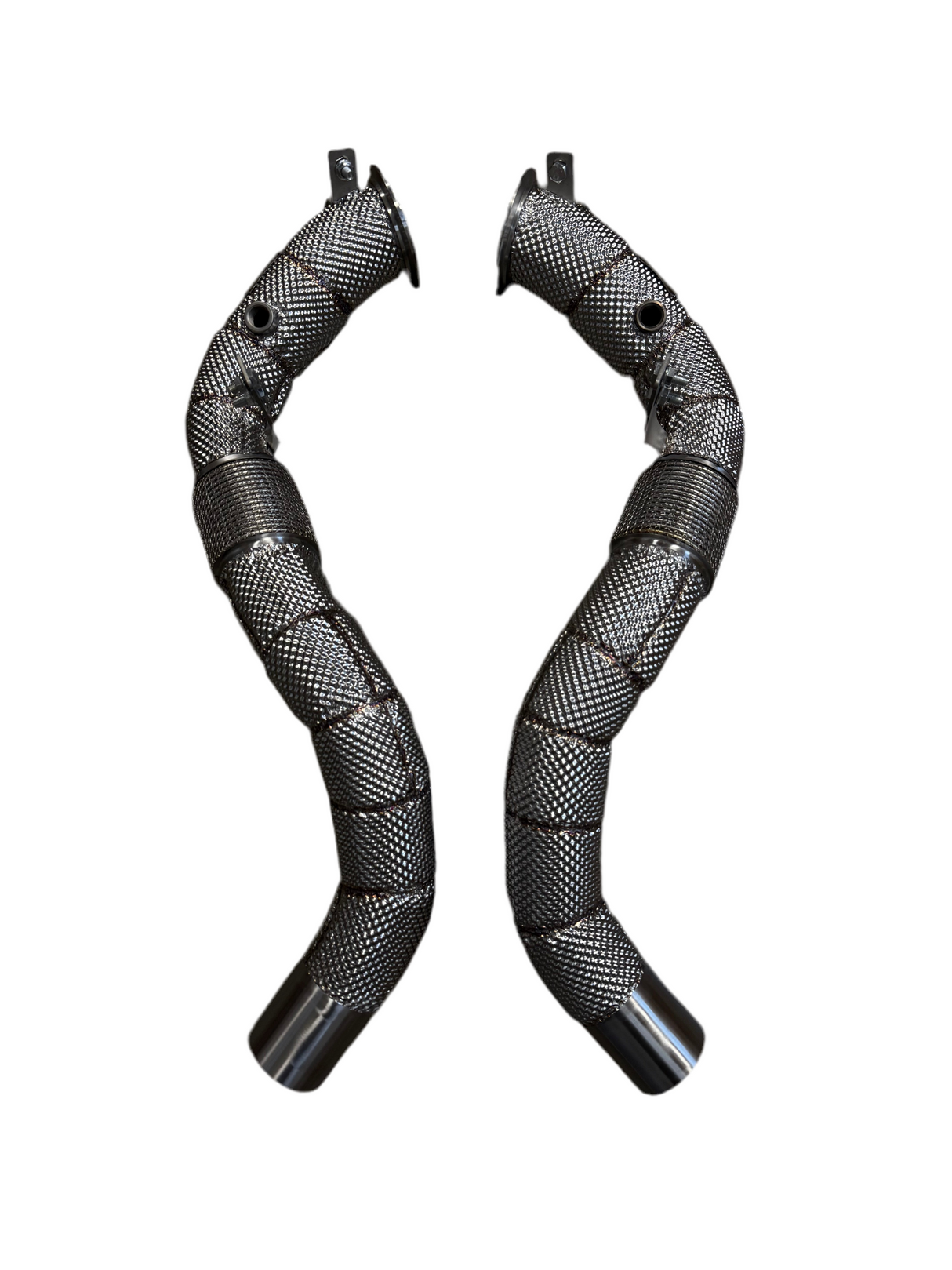 MBS F85/F86 Catless Heatshield Downpipes - F85 X5M F86 X6M