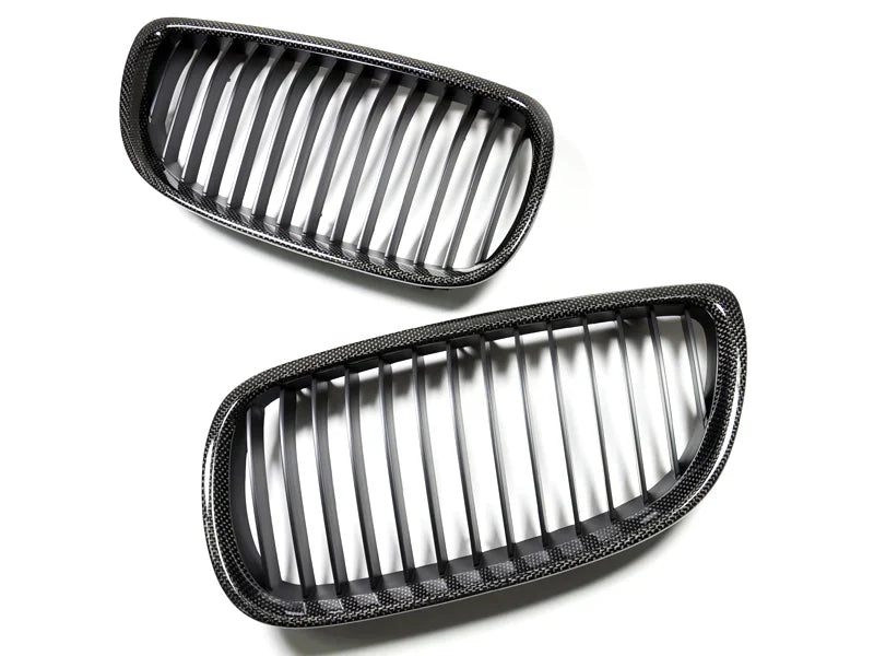 E92/E93 LCI Carbon Fiber Front Grille Single Slat - E92 3-Series LCI