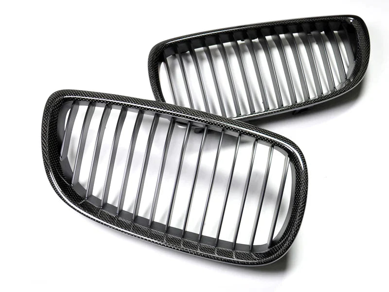 E92/E93 LCI Carbon Fiber Front Grille Single Slat - E92 3-Series LCI