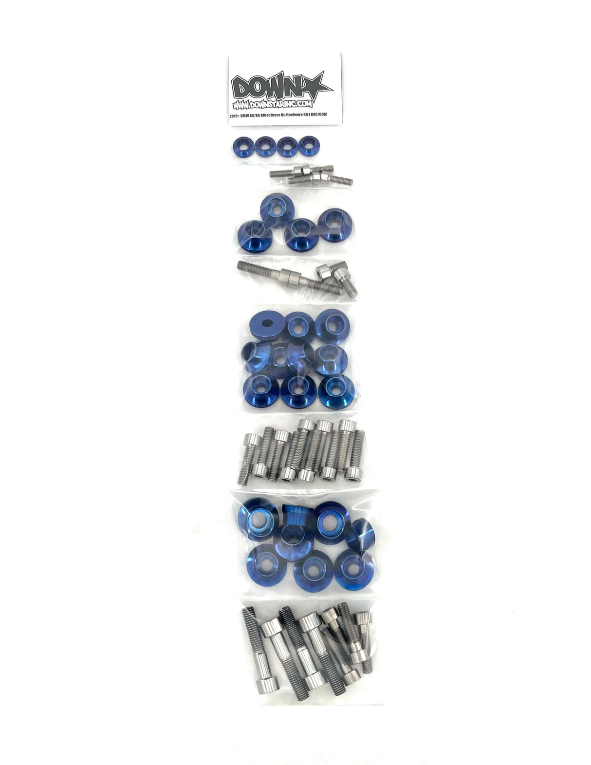Titanium BMW 2019+ X5/X6/X7/XM Dress Up Hardware Kit (F95/F96/G05/G06/G07/G09)