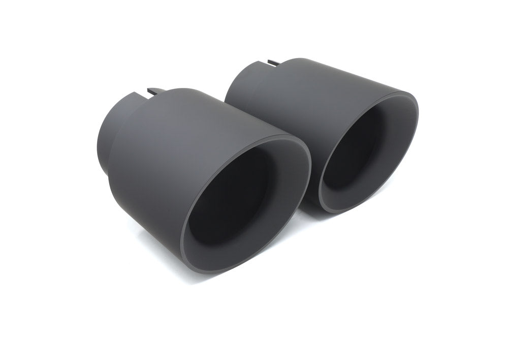 BMS 3.7" Billet Exhaust Tips for F10 BMW 535 (Pair) ***Out of stock***