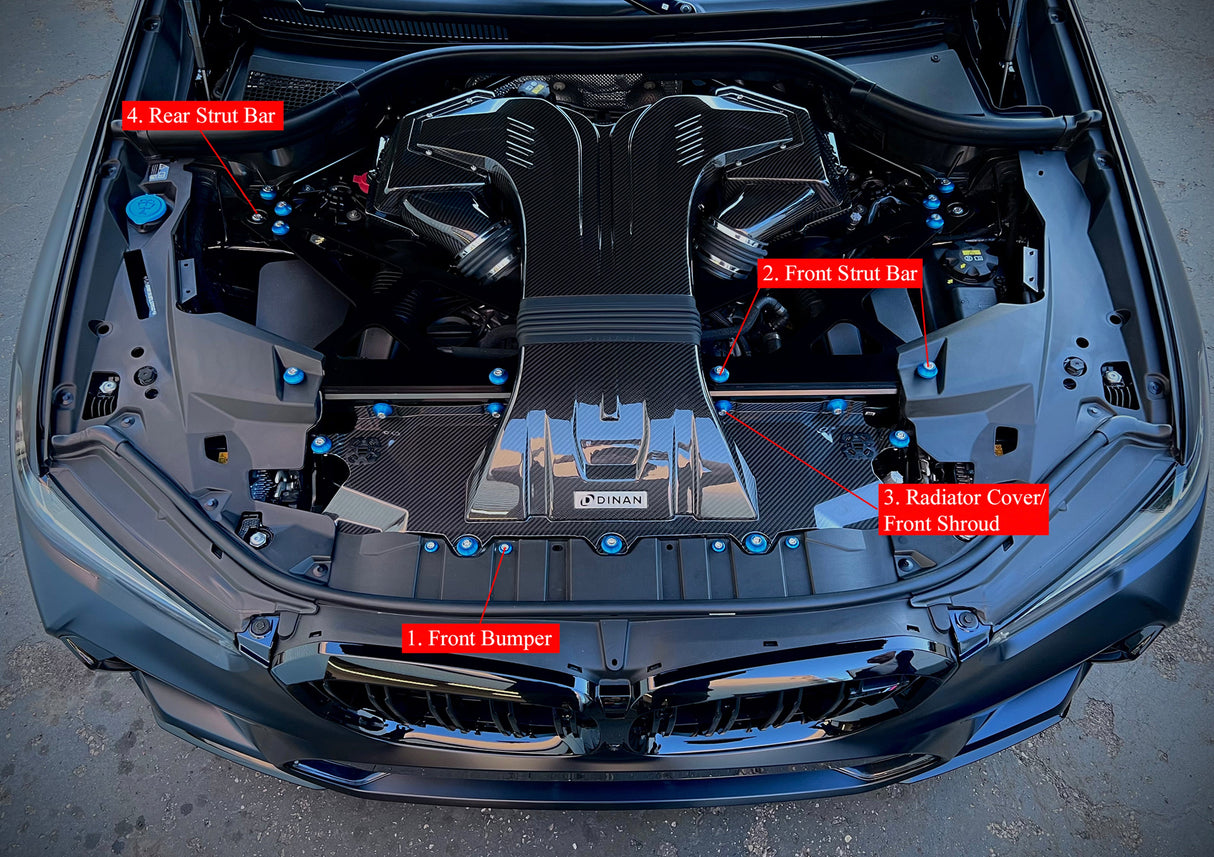 Titanium BMW 2019+ X5/X6/X7/XM Dress Up Hardware Kit (F95/F96/G05/G06/G07/G09)