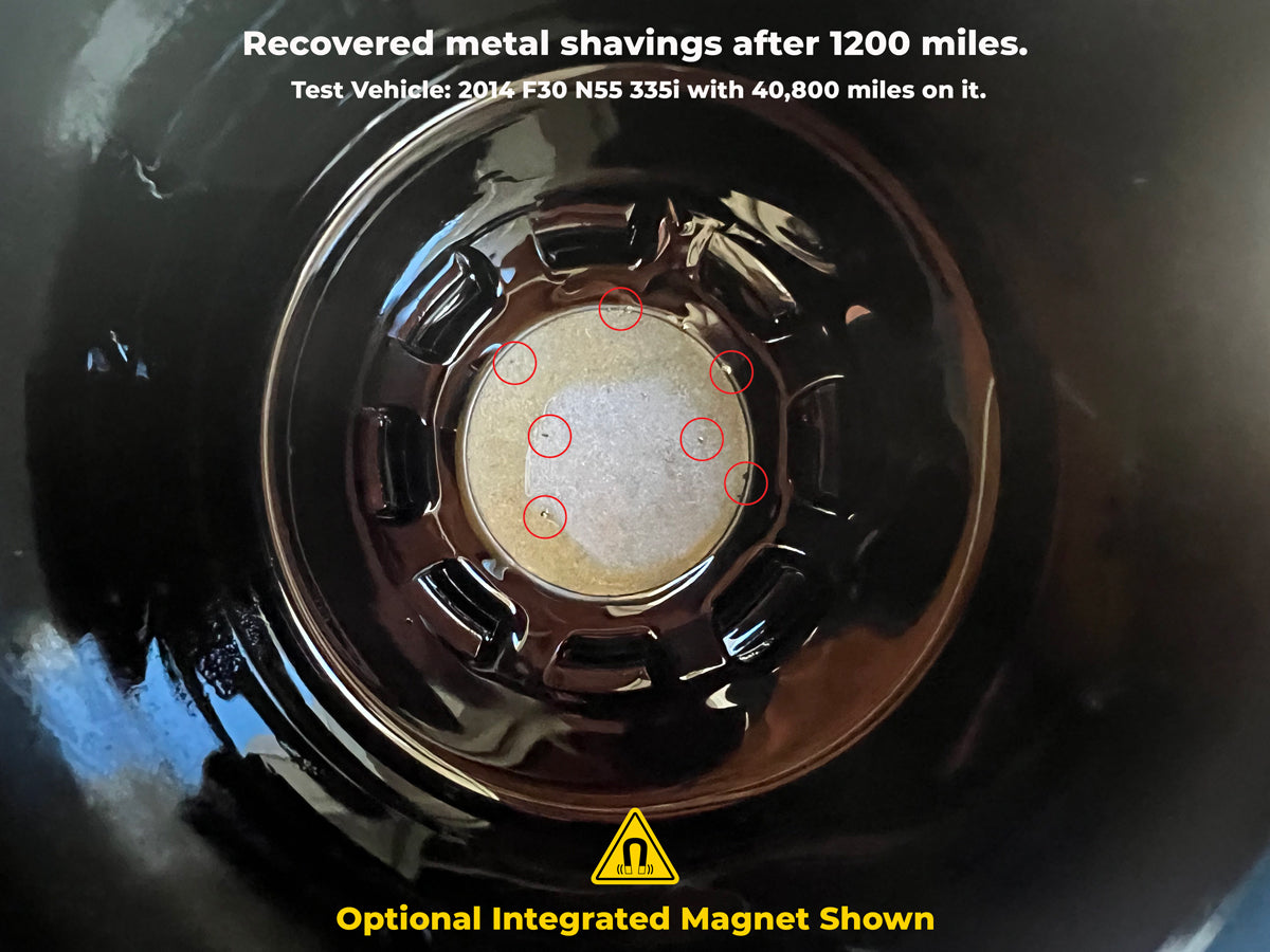 BMS Magnetic Billet BMW Oil Filter Cap for N54/N55/S55/N52/N20/N26 Engines - MidWest Bimmer Supply