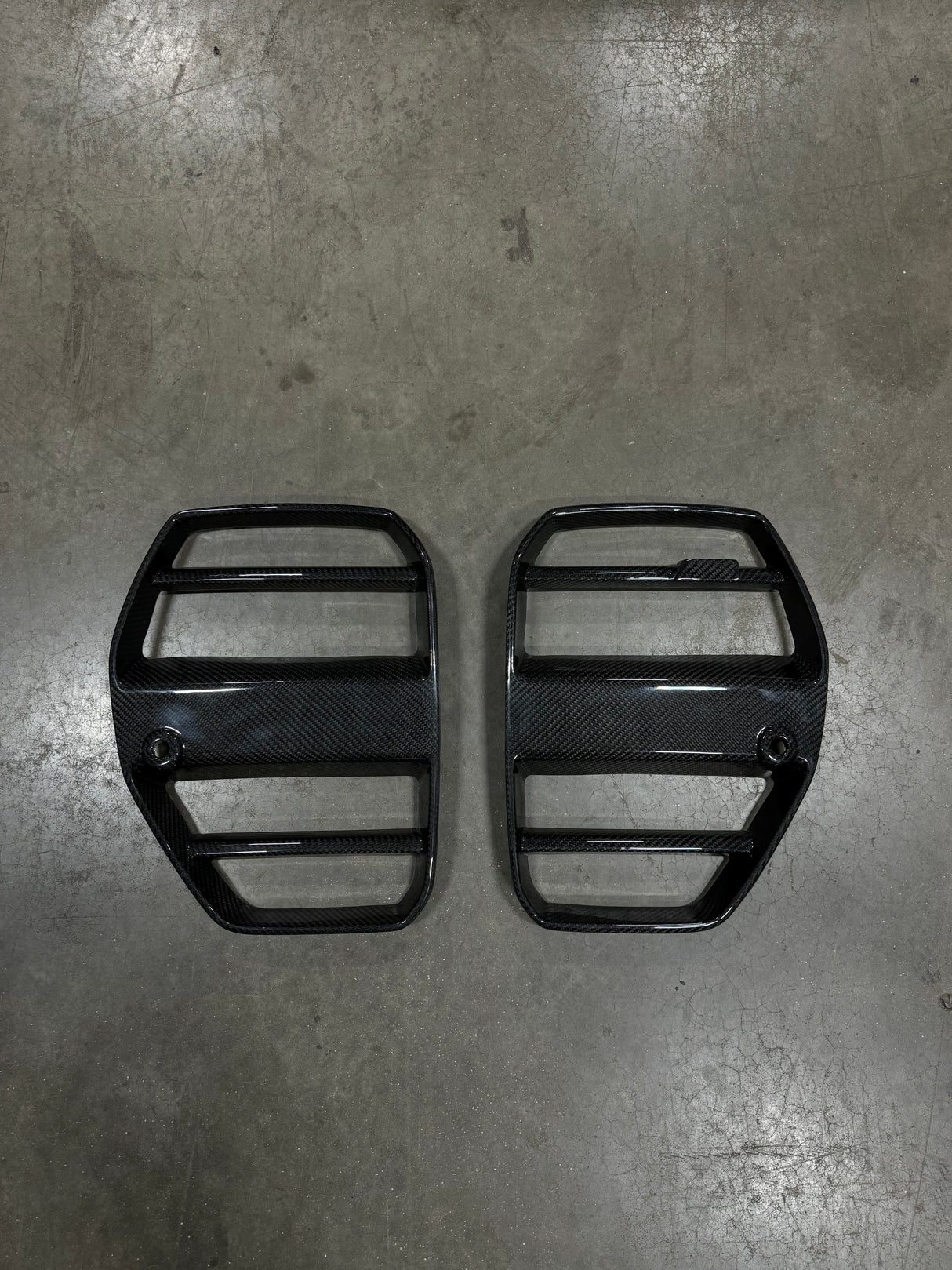 ST Style Dry Carbon Fiber Front Grille Without ACC (BMW G80/G82/G83 M3/M4) - MidWest Bimmer Supply