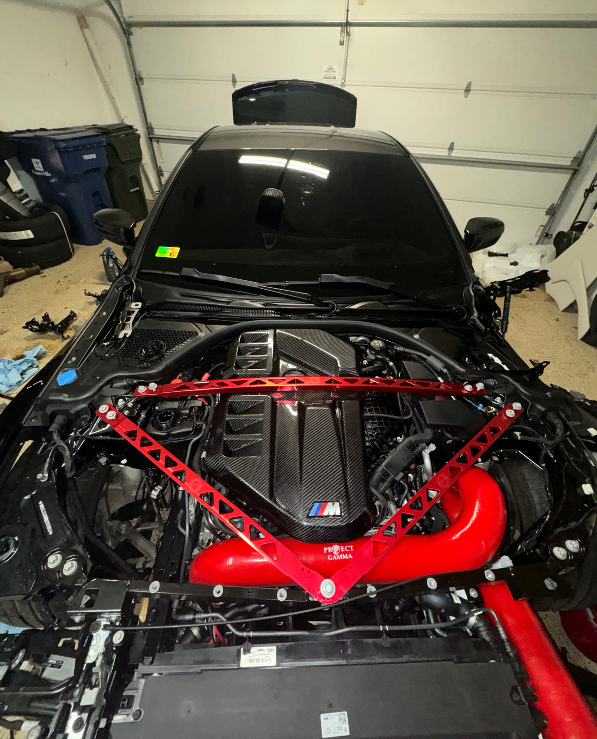 Dry Carbon Fiber Engine Cover Trim (BMW M3 G80 | M4 G82/G83) - MidWest Bimmer Supply