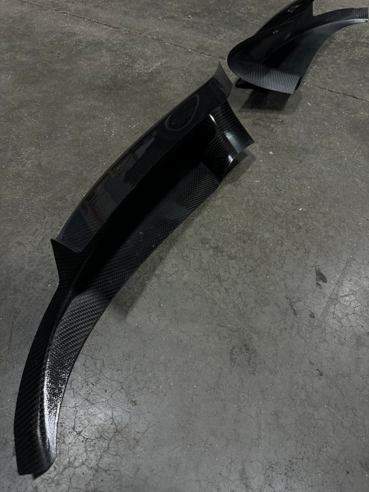 Dry Carbon Fiber Front Splitters - BMW E9X M3 - MidWest Bimmer Supply