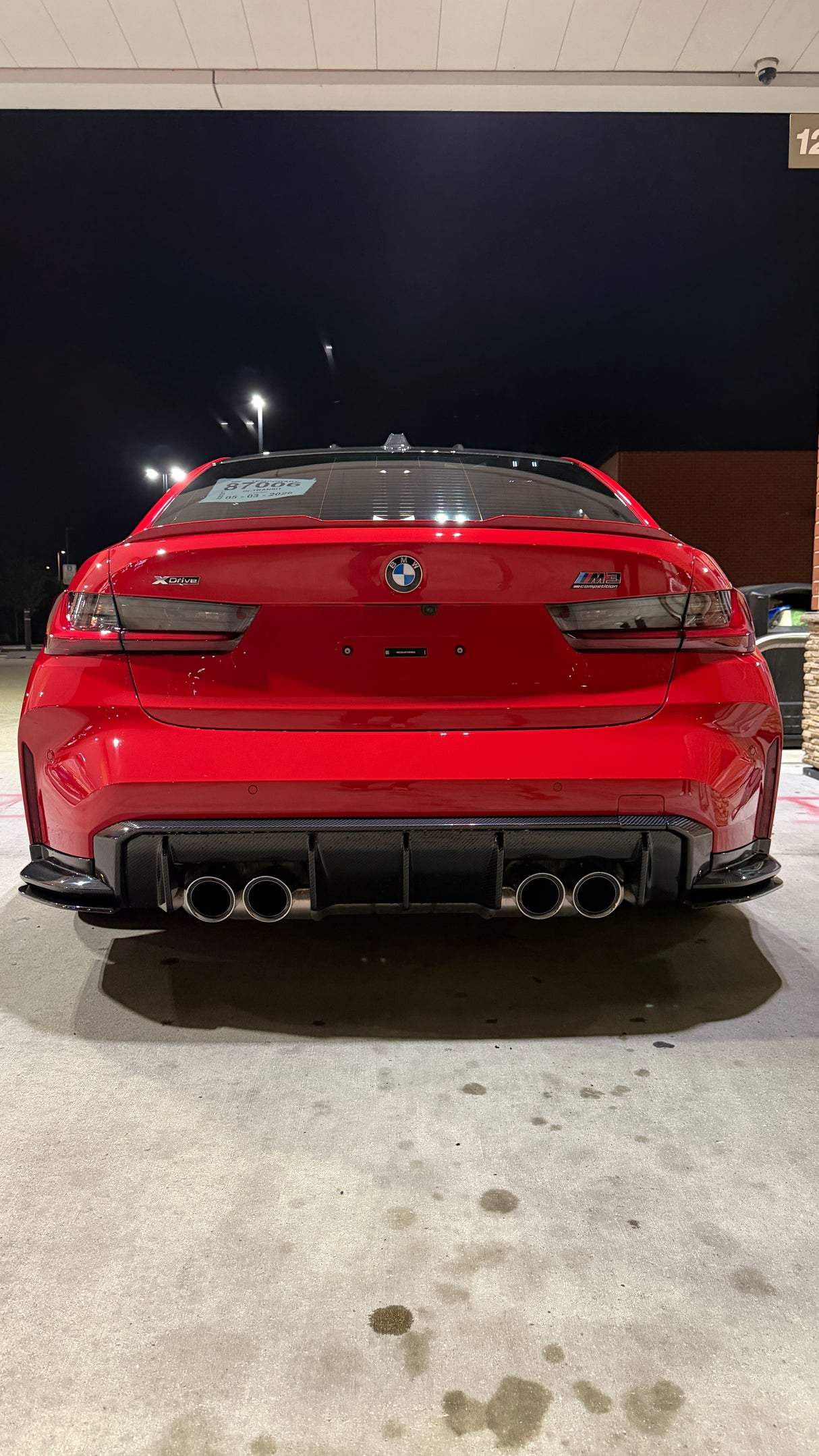 Dry Carbon Fiber OEM Style Rear Diffuser (G80 M3 | G82/G83 M4)