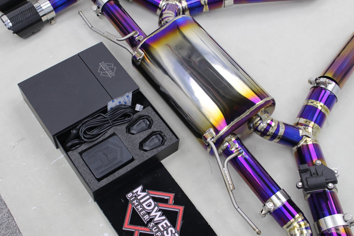 G2X M340i/M440i Full Valved Exhaust System - BMW G20 M340i G22 M440i B58 - MidWest Bimmer Supply