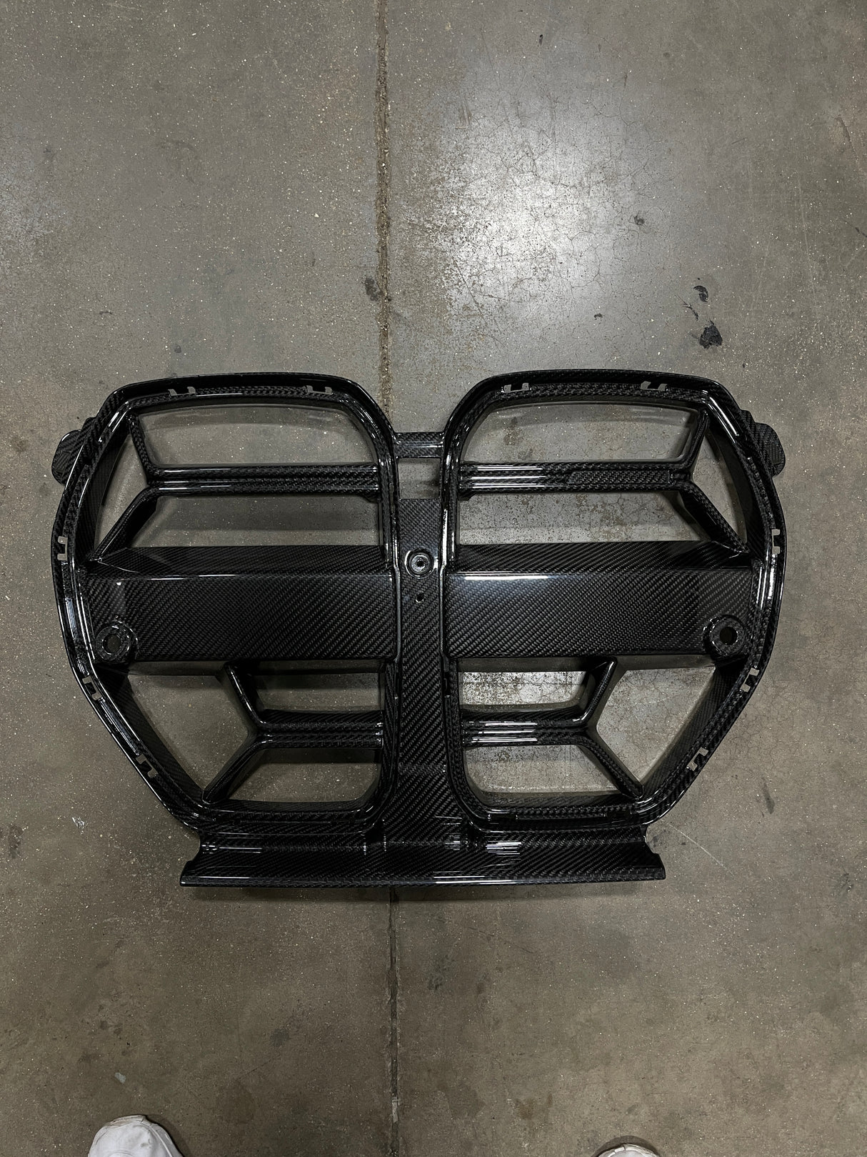 CSL Style Dry Carbon Fiber Front Grille Without ACC (BMW G80/G82/G83 M3/M4) - MidWest Bimmer Supply