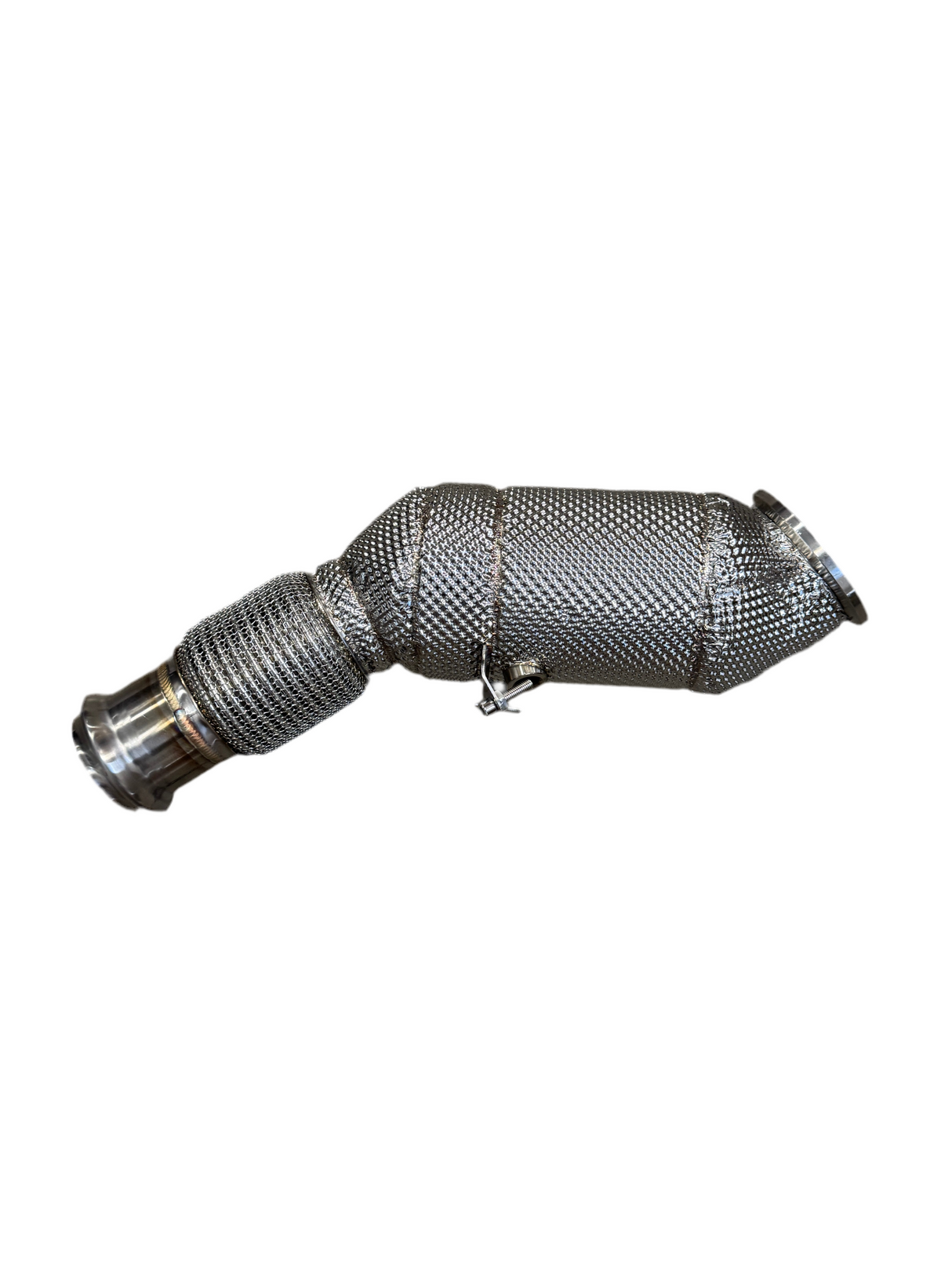 MBS B48 Catless Heatshield Downpipe - B48 F30, F31, F32, F33, F36 — 320i, 330i, 330i xDrive, 420i, 430i, 430i