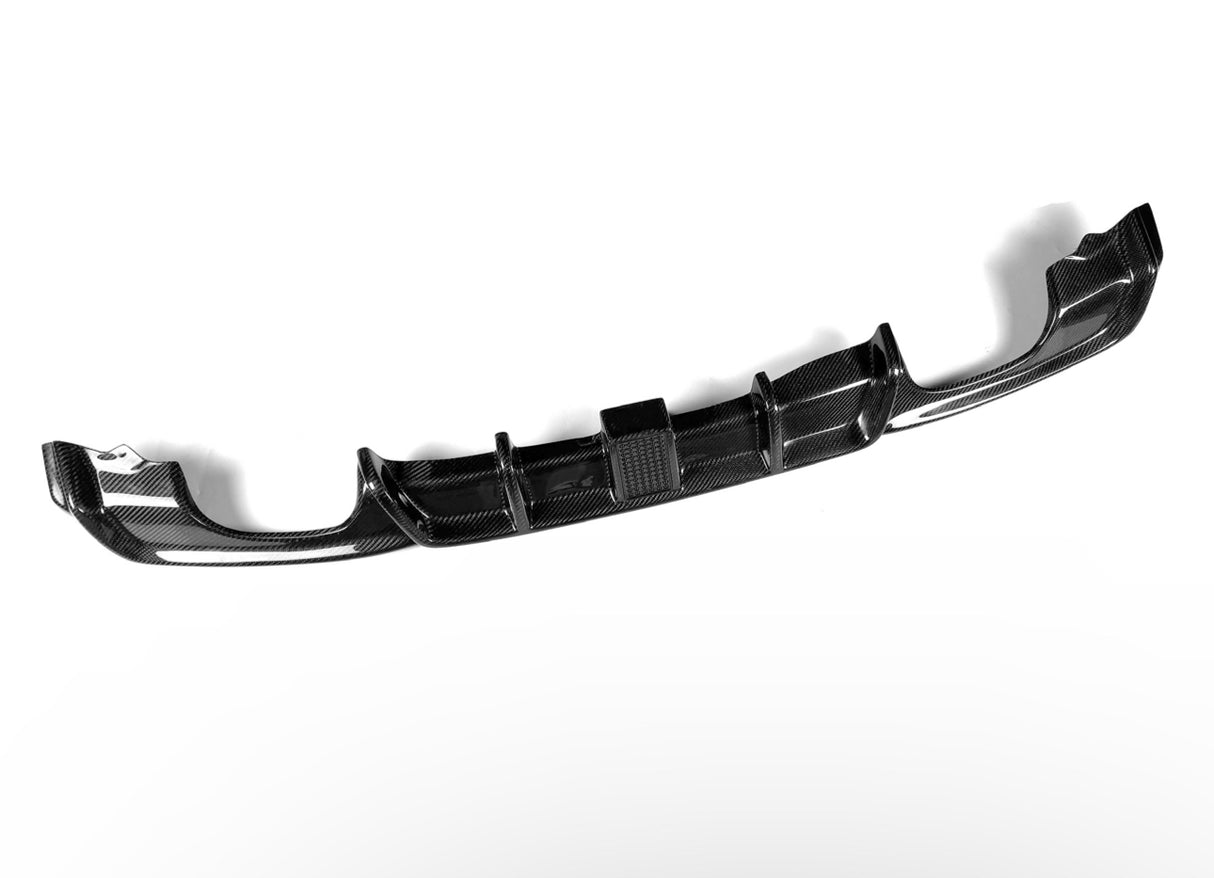 M-Tech Rear Diffuser W/ Rear LED Light (4 Tips) (F3X 3-Series) - MidWest Bimmer Supply