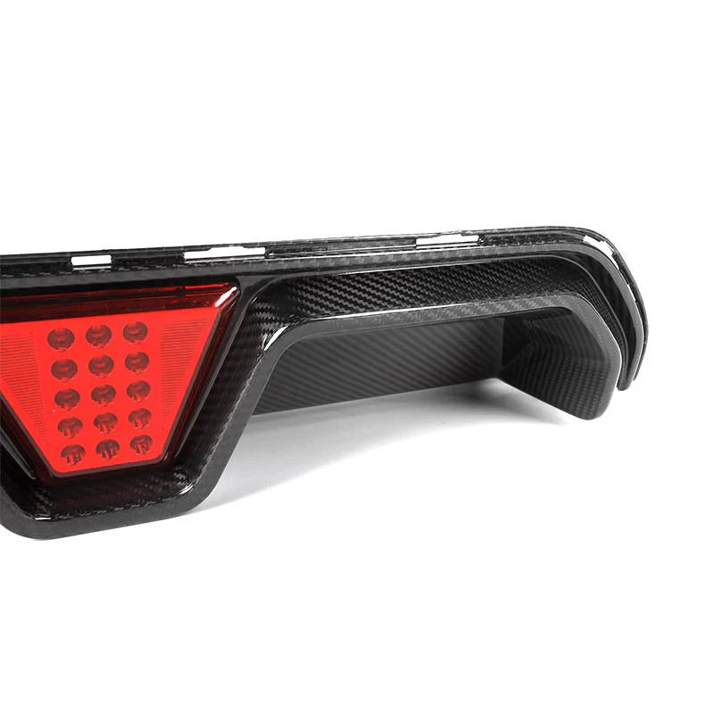 F90 M5 CS Style LED Carbon Fiber Rear Diffuser - F90 M5