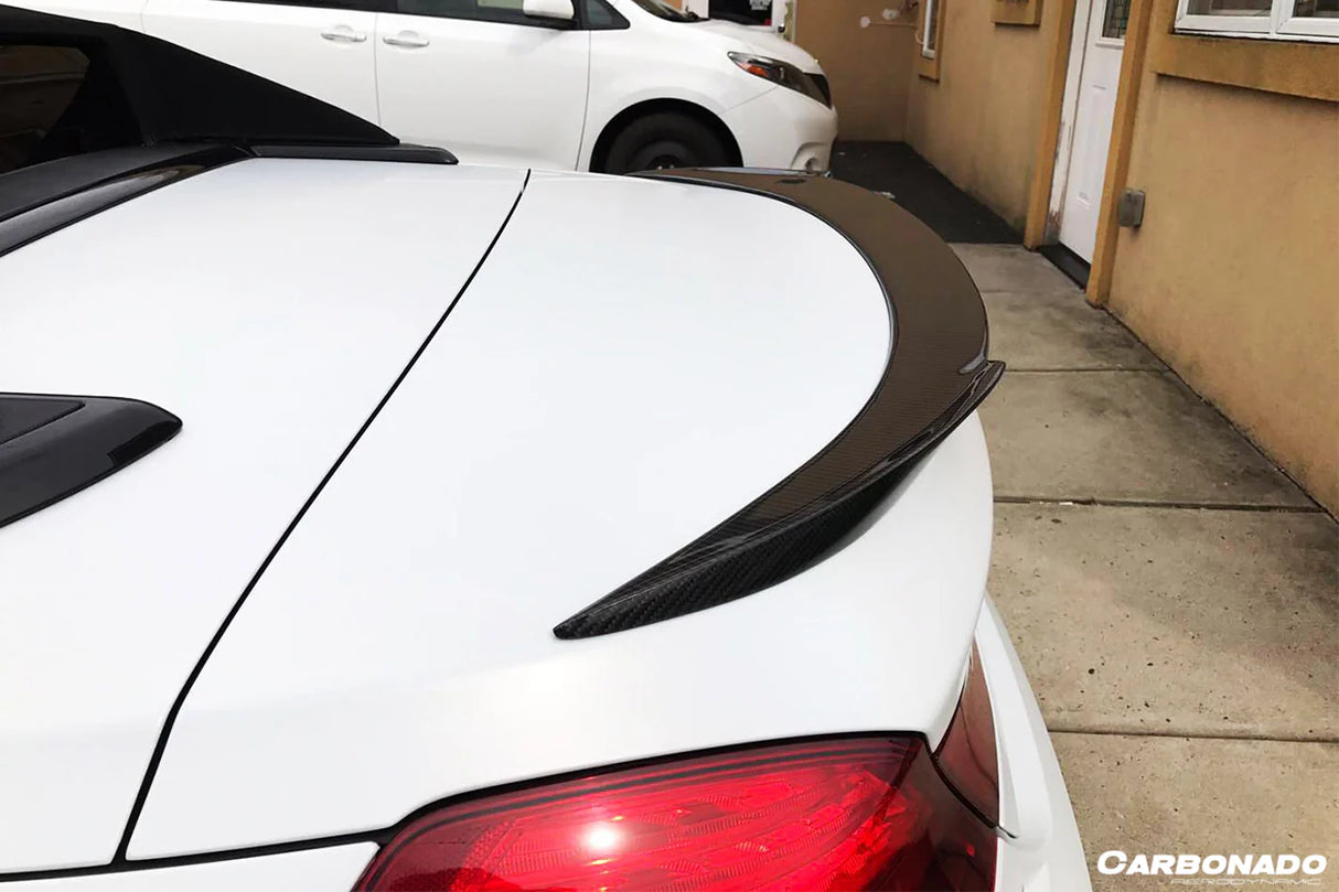 F12 M6 Carbon Fiber V Style Spoiler