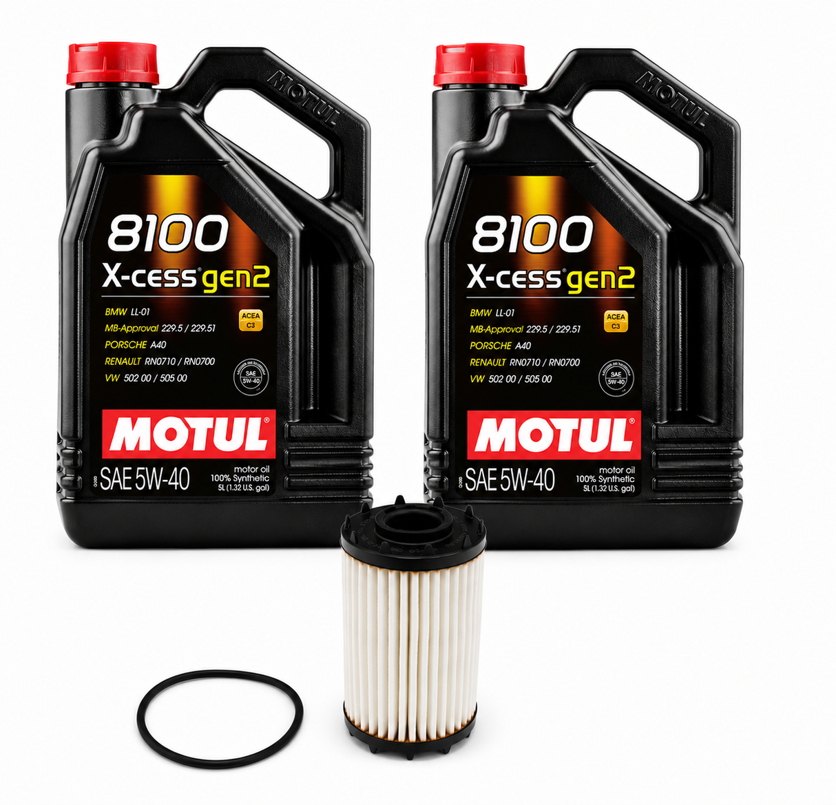 EA825 Motul 5W-40 Oil Change Kit - Audi C8 RS6 RS7 4M RSQ8 SQ7 SQ8 A8 4.0T