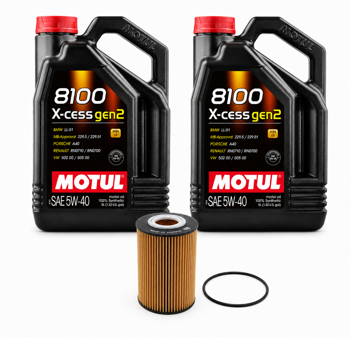 M278 / M157 Motul 5W-40 Oil Change Kit – Mercedes Benz E550 CLS550 S550 G550 E63 CLS63 G63 S63 & More