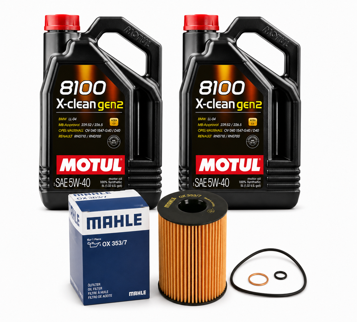 N63/S63 5W40 Motul Oil Change Kit X-Cess Gen 2 - M5/M8/M6/X5M/X6M/M550/M850/550i/650/750/760/XM