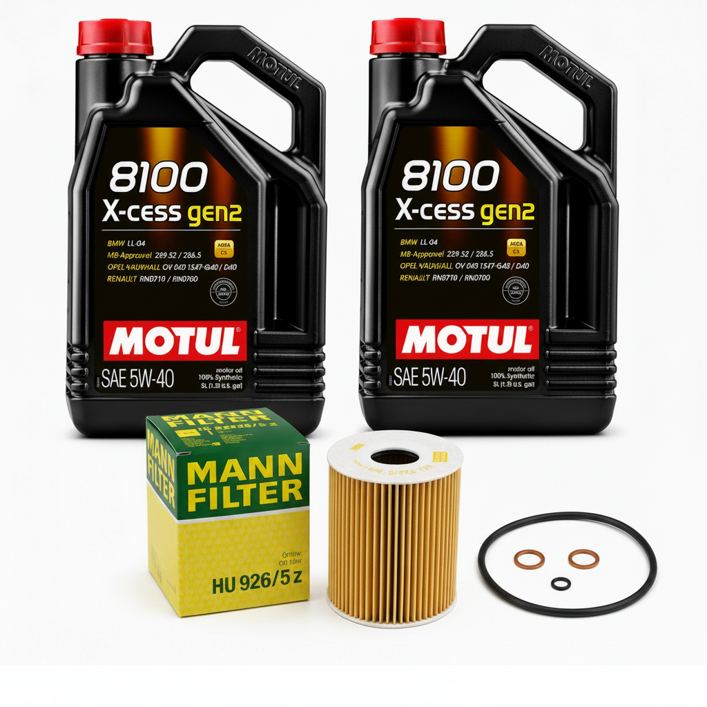 S65 Motul Oil Change Kit Motul 5W-40 Gen 2 X-cess - E90/E92/E93 M3
