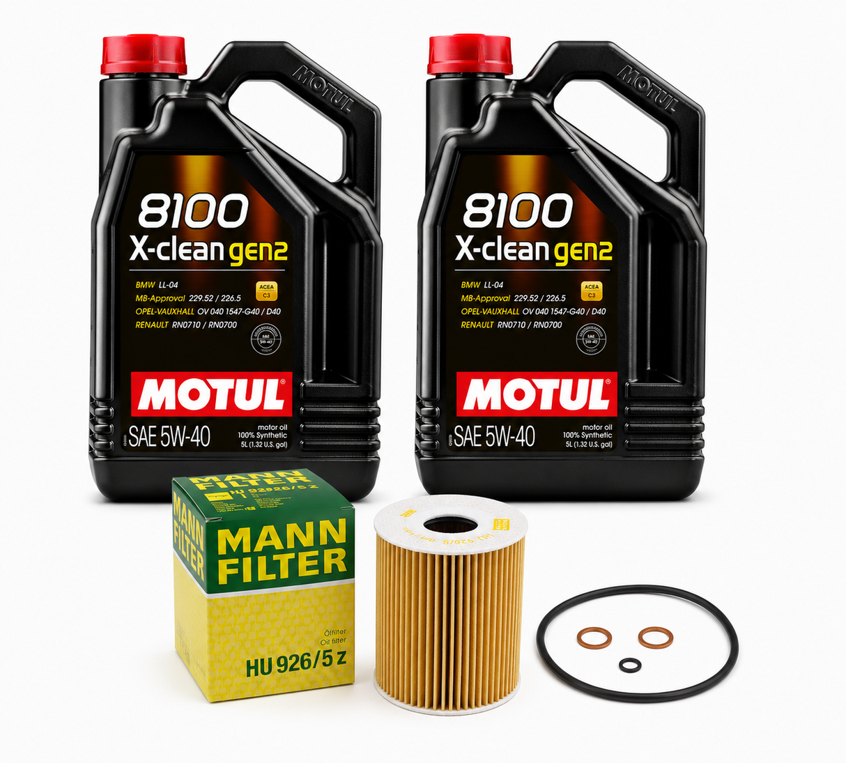 S65 Motul Oil Change Kit Motul 5W-40 Gen 2 X-cess - E90/E92/E93 M3