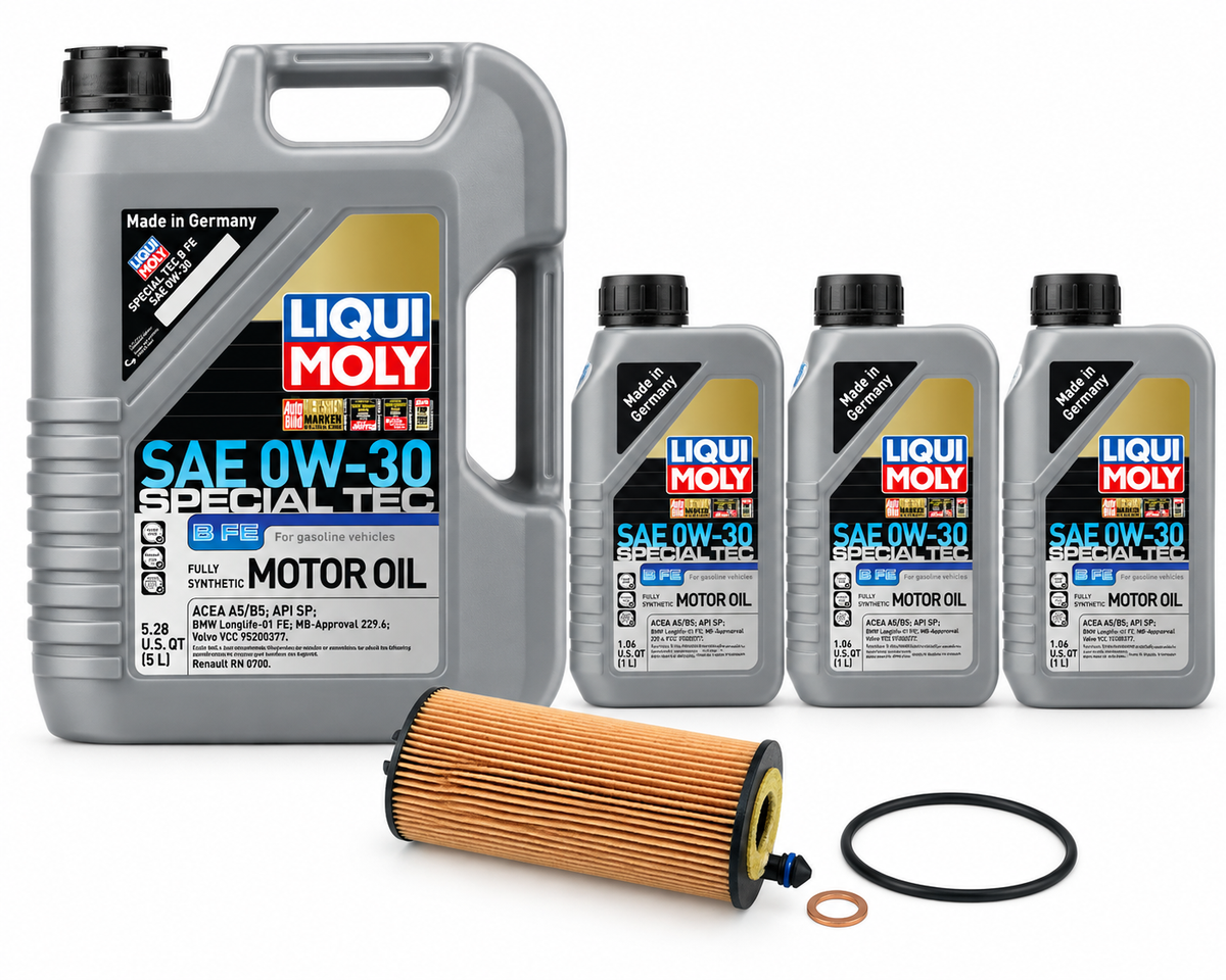 S58 0W-30 Liqui Moly Oil Change Kit - M2/M3/M4/X3M/X4M