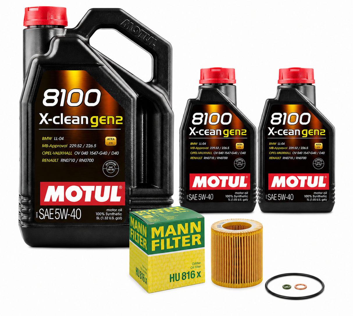 S55 F8X 5W40 Motul Oil Change Kit - F80 M3 F82 F83 M4 F87 M2C