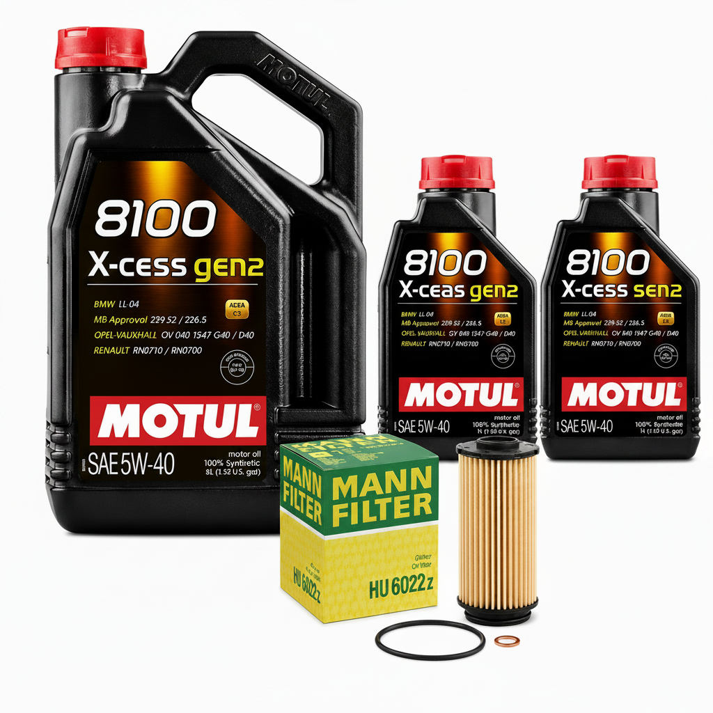 B58 5W-40 Motul Oil Change Kit – Gen 1 / Gen 2 / Gen 3