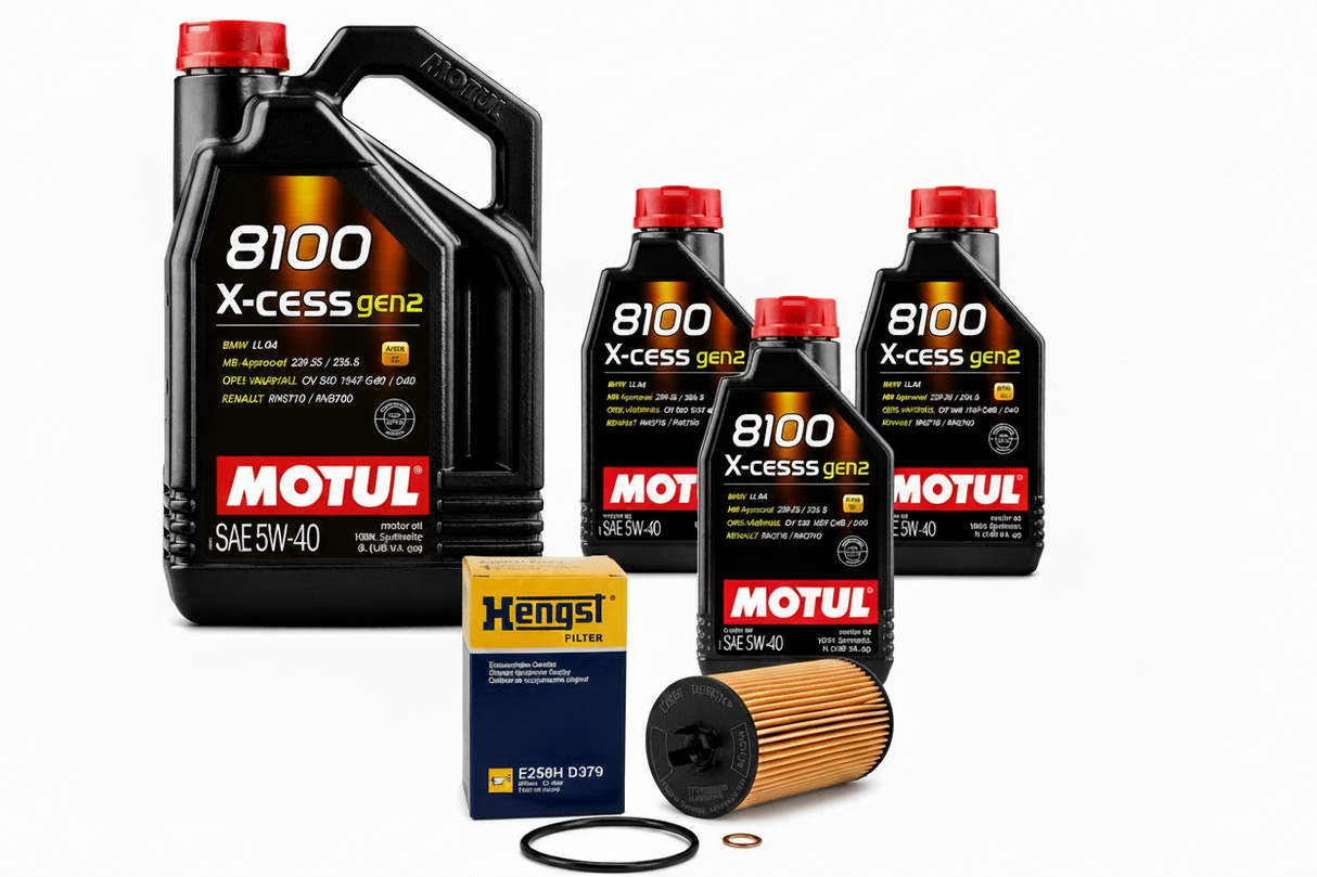 S58 5W-40 Motul Oil Change Kit - M2/M3/M4/X3M/X4M