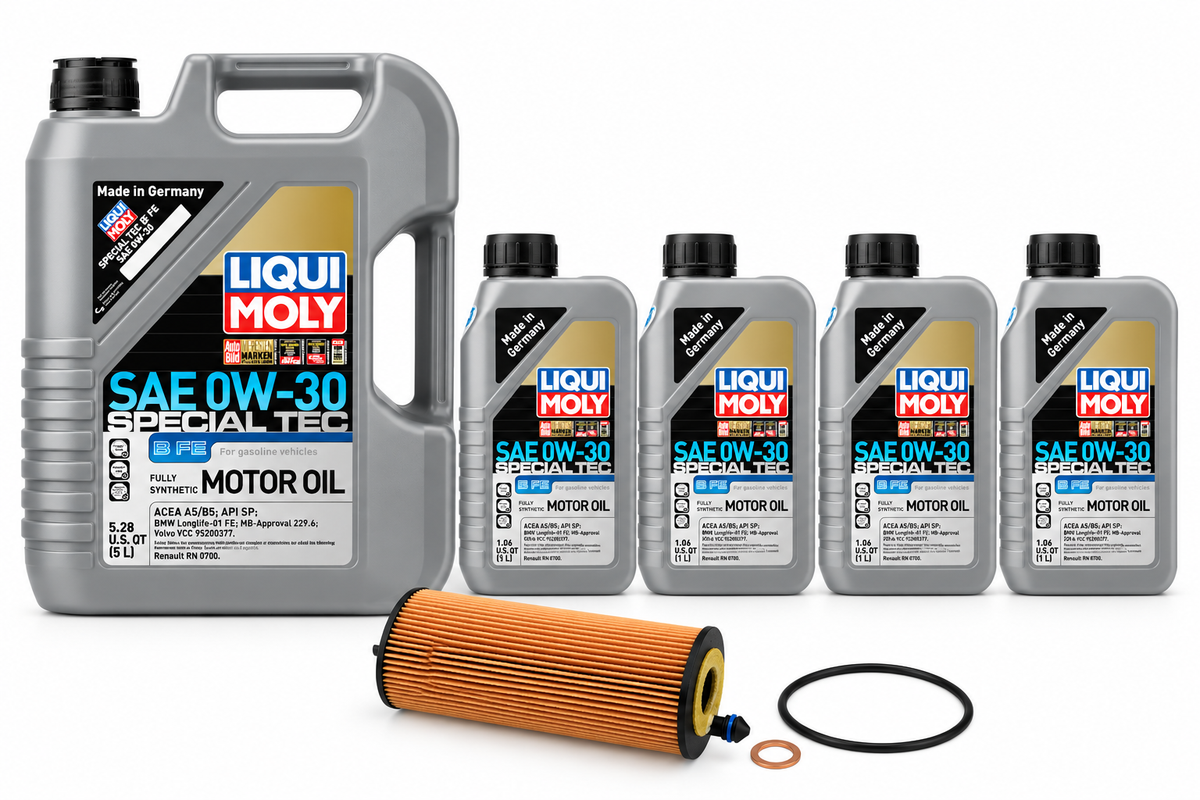 S58 0W-30 Liqui Moly Oil Change Kit - M2/M3/M4/X3M/X4M