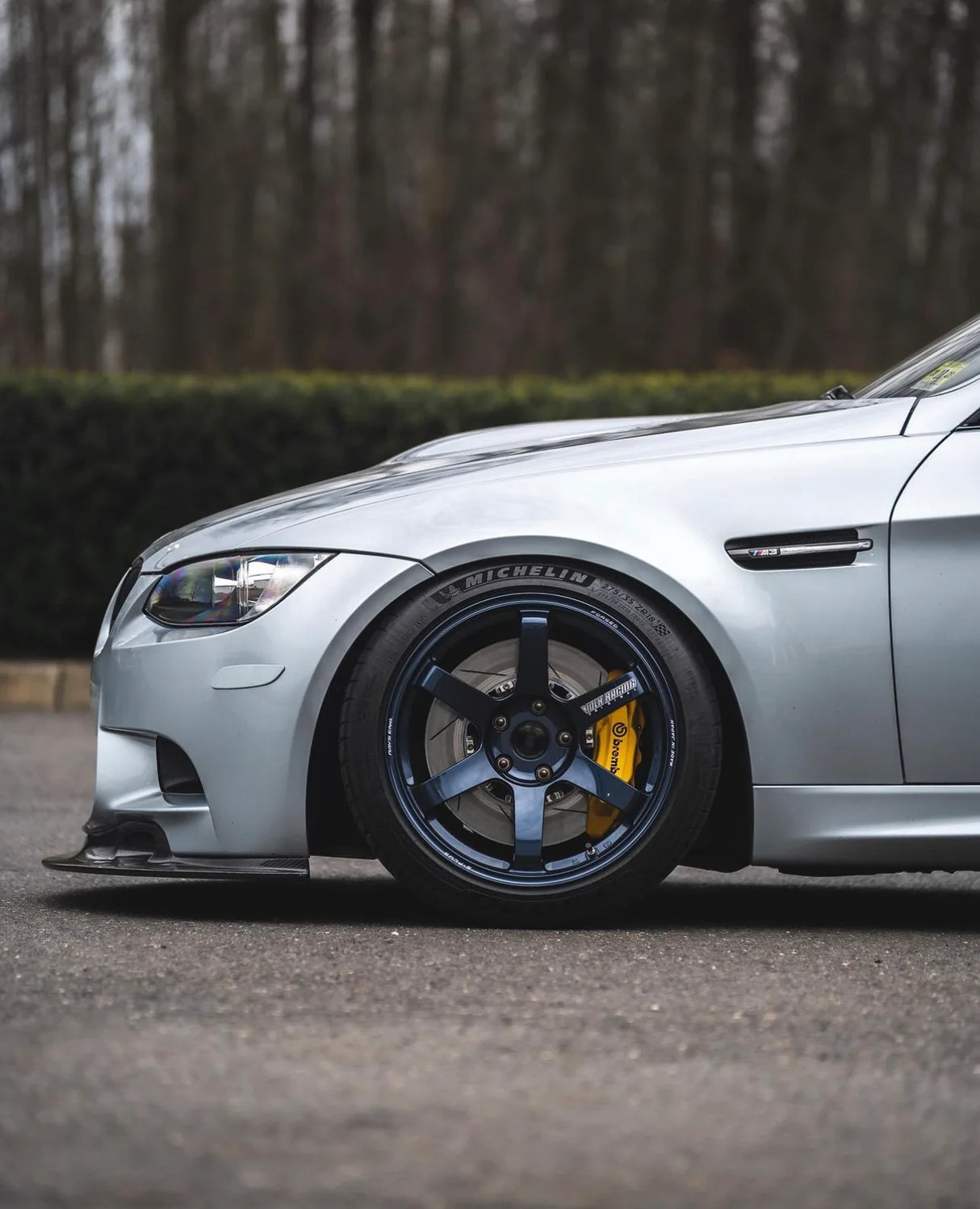 E9X M3 GT4 V2 Carbon Fiber Front Lip - BMW E90 E92 E93 M3